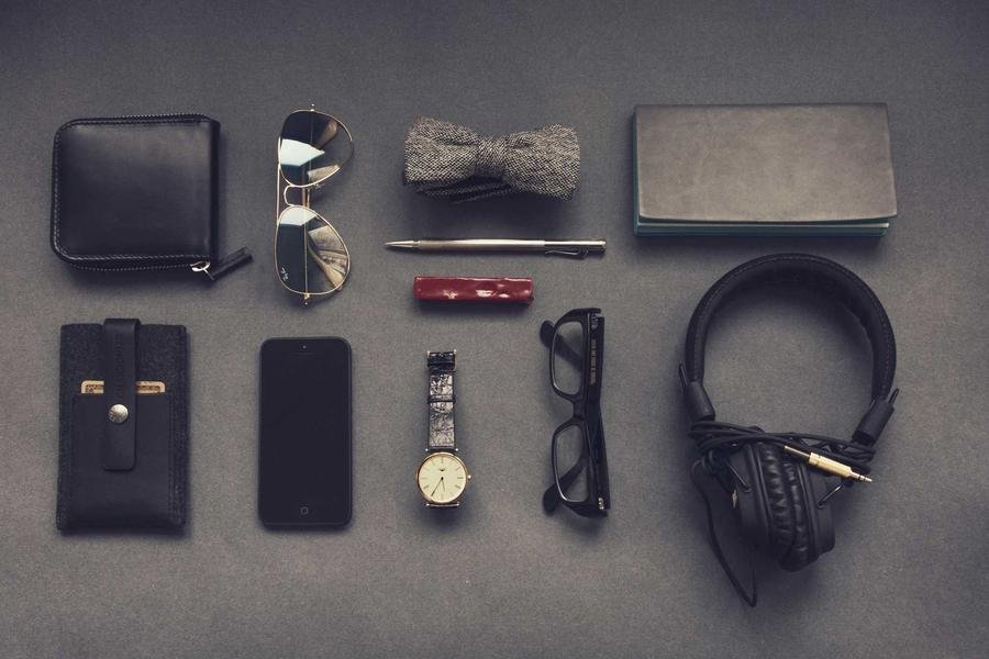 Tech accessories flat lay | Techyza WordPress Development Agency